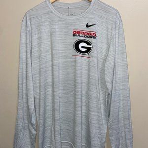 Nike Georgia Bulldogs UGA Football On-Field Player Shirt DB8048-100 Mens